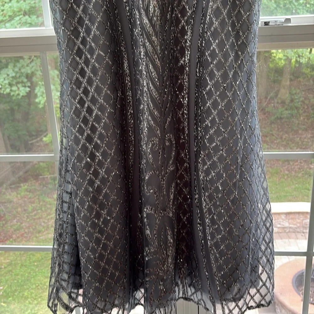 Elegant silver Dress